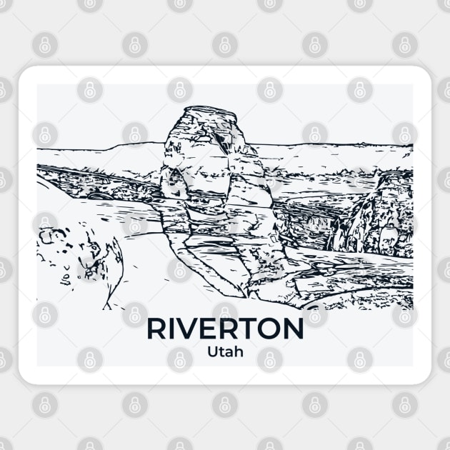 Riverton - Utah Magnet by Lakeric